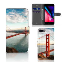 Apple iPhone 7 Plus | 8 Plus | Flip Cover | Golden Gate Bridge