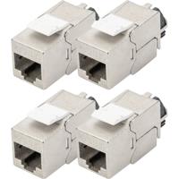 Digitus DN-93617-4 RJ45-inbouwmodule Keystone CAT 6A