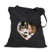 Tote bag bedrukken - Zwart - 3 stuks