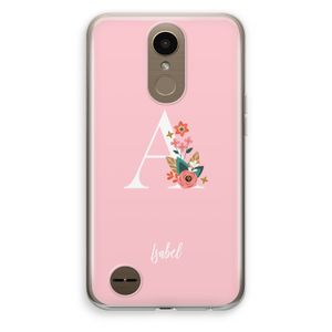 Pink Bouquet: LG K10 (2017) Transparant Hoesje