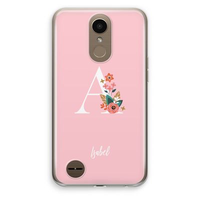 Pink Bouquet: LG K10 (2017) Transparant Hoesje
