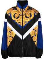 Versace veste zippée à imprimé baroque - Noir - thumbnail