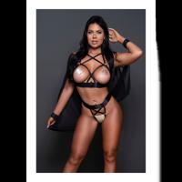 Allure Sweet Little Lies - Harness Set - OS - Zwart - thumbnail