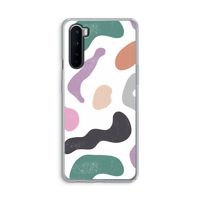 Memphis Shapes: OnePlus Nord Transparant Hoesje