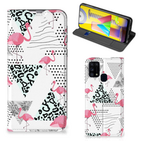 Samsung Galaxy M31 Hoesje maken Flamingo Triangle