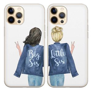 Siliconen best friends hoesjes - Big sis & little sis