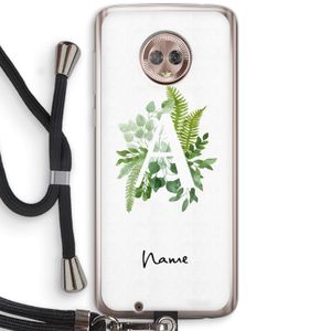 Green Brush: Motorola Moto G6 Transparant Hoesje met koord