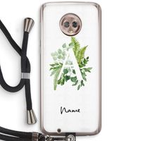 Green Brush: Motorola Moto G6 Transparant Hoesje met koord