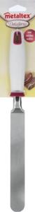 Metaltex flexibele spatel dolceforno 34 cm rvs wit/rood/zilver