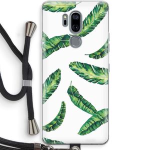 Lange bladeren: LG G7 Thinq Transparant Hoesje met koord