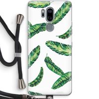 Lange bladeren: LG G7 Thinq Transparant Hoesje met koord
