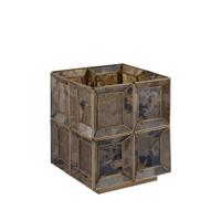 Vertaal Layra Brass steenfineer tafellamp antiek laag naar het Nederlands.