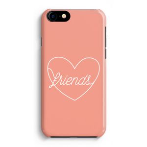 Friends heart: Volledig Geprint iPhone 7 Hoesje