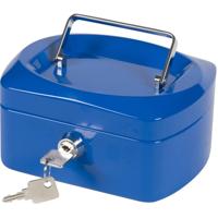 Q-CONNECT geldkoffer, 155 x 120 x 75 mm, blauw