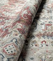 Laagpolig Vintage Vloerkleed Edessa Cream/Multi-160 x 230 cm
