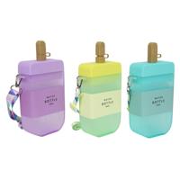 Drinkfles ijs-vorm met koord 20x11x4,3cm