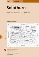 Wandelkaart - Topografische kaart 1127 Solothurn | Swisstopo - thumbnail