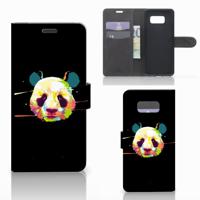 Samsung Galaxy S8 Plus Leuk Hoesje Panda Color Samsung Galaxy S8 Plus Leuk Hoesje Panda Color