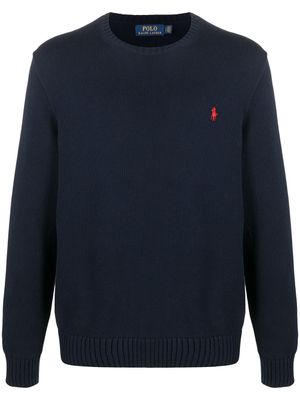Polo Ralph Lauren pull à logo brodé - Bleu