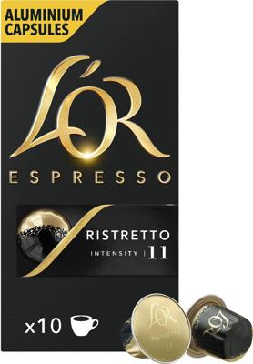 Douwe Egberts L&apos;Or Intensity koffiecapsules, Ristretto, pak van 10 stuks