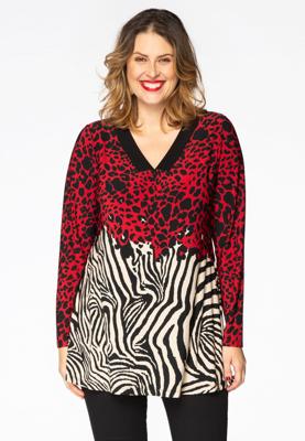 Yoek Tuniek flare LEO | Rood | Maat 54/56