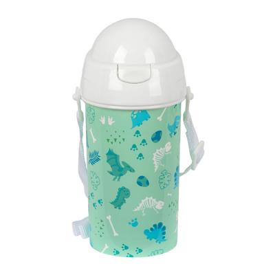Waterfles Safta Dino Groen PVC 500 ml