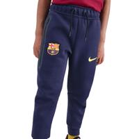 Nike FC Barcelona Tech Fleece Joggingbroek 2025-2026 Kids Donkerpaars Goud