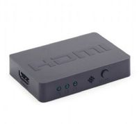 Gembird HDMI switch 3 in->1 uit met AB - thumbnail