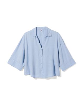 HEMA Damesblouse Dawn lichtblauw (lichtblauw)