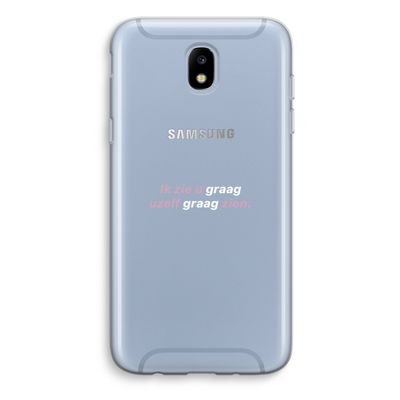 uzelf graag zien: Samsung Galaxy J5 (2017) Transparant Hoesje