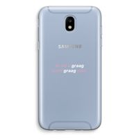 uzelf graag zien: Samsung Galaxy J5 (2017) Transparant Hoesje