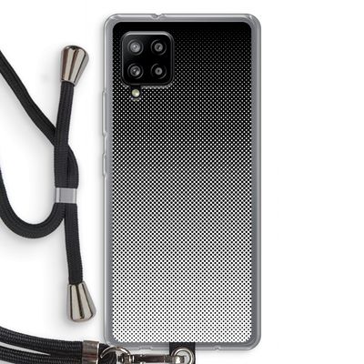 Musketon Halftone: Samsung Galaxy A42 5G Transparant Hoesje met koord