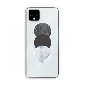 Marmeren cirkels: Pixel 4 XL Transparant Hoesje