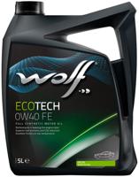 Wolf motorolie "ecotech fe" motoroil 0w40 5l ecotech fe