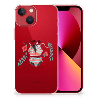 Apple iPhone 13 Telefoonhoesje met Naam Boho Summer Apple iPhone 13 Telefoonhoesje met Naam Boho Summer