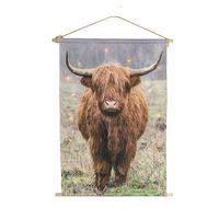 Wandversiering Bresser bruin S