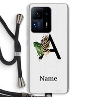 Charcoal Flora: Xiaomi Mi Mix 4 Transparant Hoesje met koord
