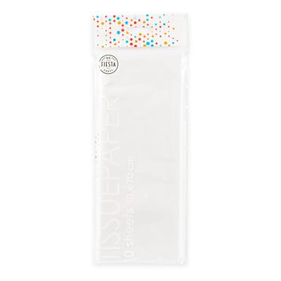 Globos Tissuepapier 10 vellen wit, 50x70cm