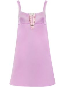 Nina Ricci robe courte à ornements en cristal - Rose