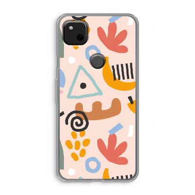 Abstract: Google Pixel 4a Transparant Hoesje