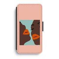 Orange lips: iPhone XR Flip Hoesje