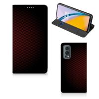 OnePlus Nord 2 5G | Hoesje met Magneet | Geruit Rood