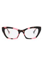 Gucci Eyewear lunettes de vue à monture papillon - Rose