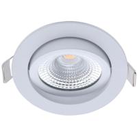 EcoDim LED Inbouwspot 5W IP54 Dimbaar Warm Wit 2700K Mat Wit