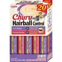 INABA Churu Hairball control Tuna and chicken recipe - Kattensnoepje - 20x14g