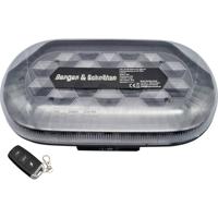 Berger & Schröter Akku LED Mini SM865DR Waarschuwingsbalk 12 V, 24 V werkt op USB Magneetvoet Oranje