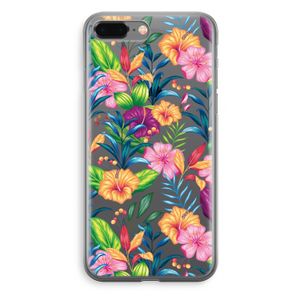 Tropisch 2: iPhone 8 Plus Transparant Hoesje