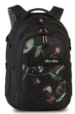 Bestway Rugzak Evolution Air 15'' Flowers Zwart