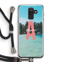 Pacific Dream: Samsung Galaxy J8 (2018) Transparant Hoesje met koord