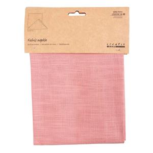 Creativ Company Stoffen Servet Roze, 42x42cm